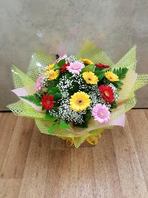 Aqua Bouquet of Gerbera