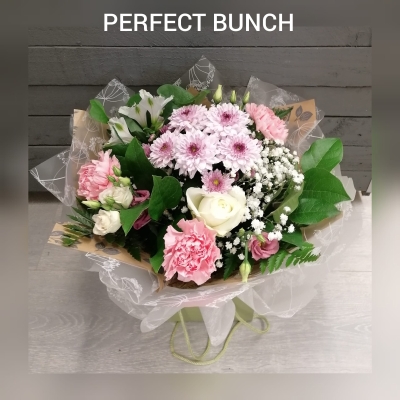 Mini Aqua Bouquet pink and white