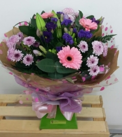 Aqua Bouquet Purple and Pink
