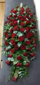 Coffin Spray all Roses