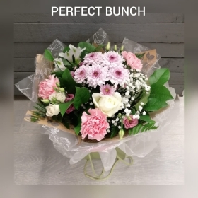 Mini Aqua Bouquet pink and white