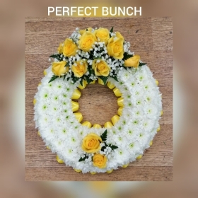 Yellow Rose Wreath